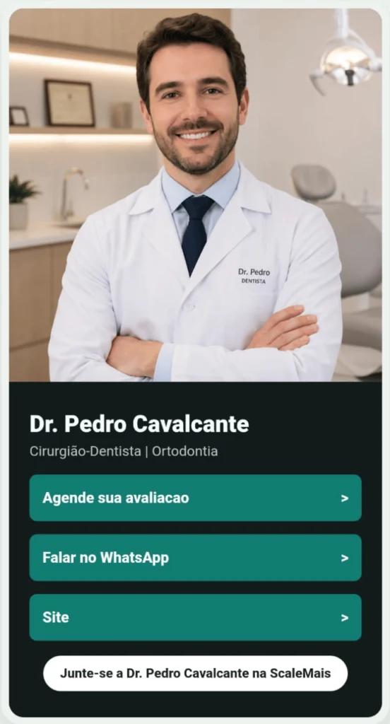 Exemplo de perfil público ScaleMais Links 2