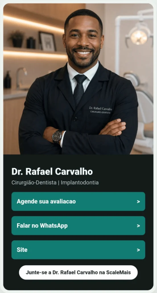 Exemplo de perfil público ScaleMais Links 4